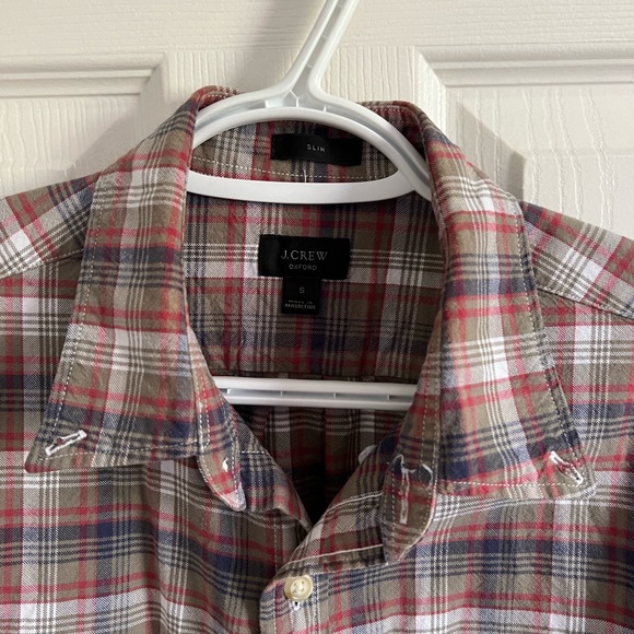Jcrew slim plaid oxford shirt - Picture 3 of 3